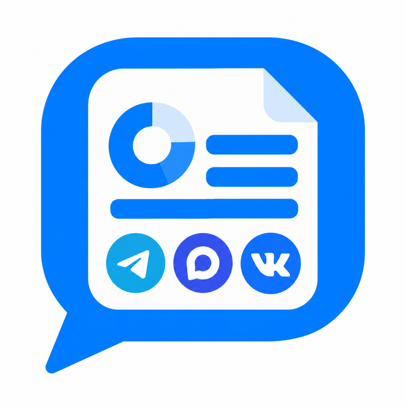 Отчёты в Telegram, MAX и VK